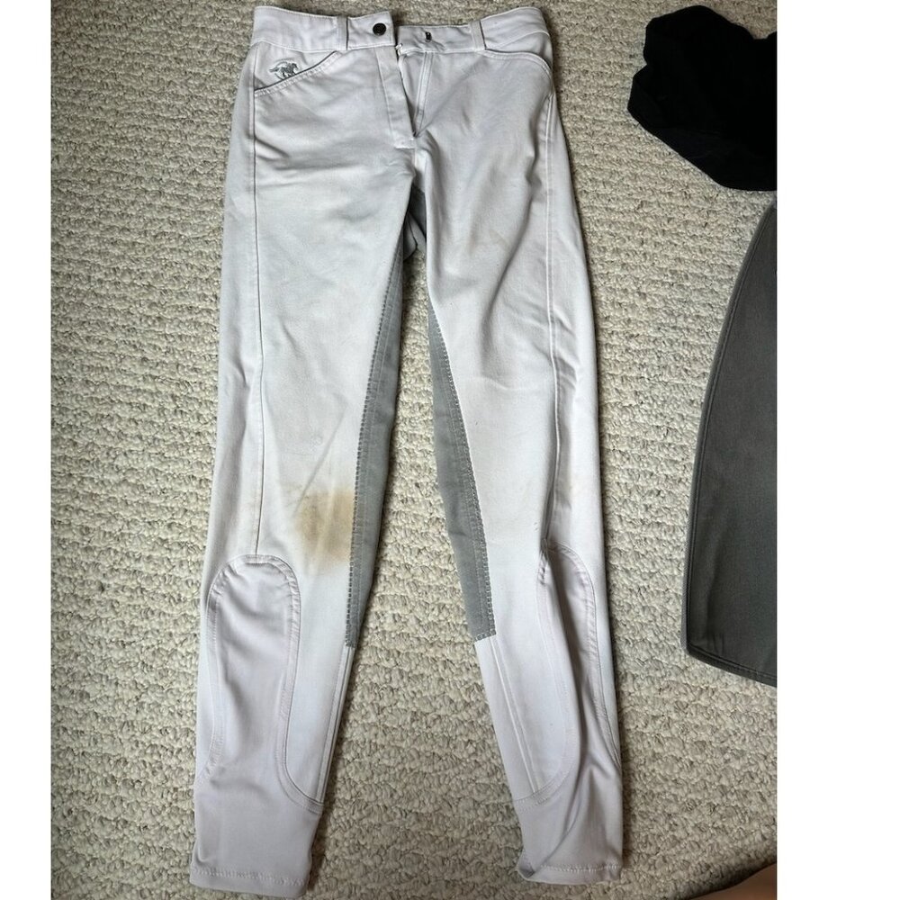 Piper by SmartPak White Riding Pants 22R